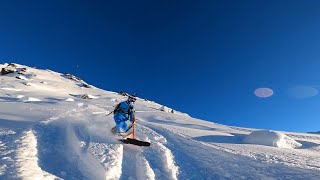 SNOWSCOOT  Poudreuse Val Thorens Ski [upl. by Wilsey]