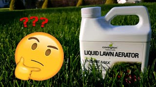 Covington Naturals Liquid Lawn Aerator  Does it work [upl. by Dnaloy]