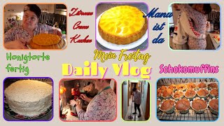 Daily Vlog  Zitronencremekuchen  Schokomuffins Torte ist fertig  Borschtsch  Haushalt [upl. by Pansy]