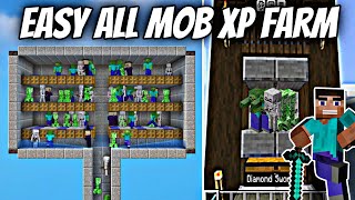 EASY All Mob XP Farm in Minecraft 121 Tutorial [upl. by Ariew]