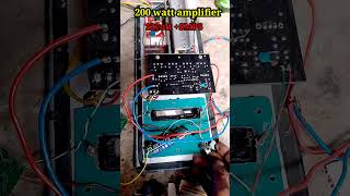 200 watt amplifier 12 voltSMPS [upl. by Soigroeg]