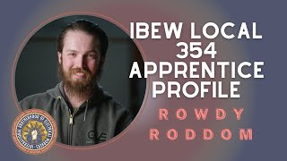 Meet Rowdy Roddom IBEW Local 354 Apprentice [upl. by Benedikta]