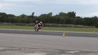 Tony Robinson 118MPH wheelie at 2018 world wheelie competition [upl. by Hazrit]