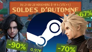 LES SOLDES DAUTOMNE STEAM 2023  95 sur des jeux de fou [upl. by Killarney689]