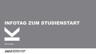 Infotag zum Studienstart  JKU Linz [upl. by Hasseman]