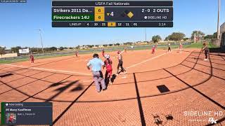 Firecrackers 14U vs Strikers 2011 Davila 20241123 [upl. by Geraud]