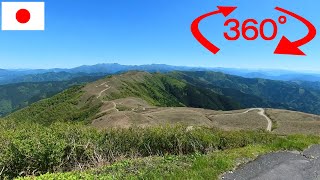 【YAMAHA SEROW250 Final】天空の林道（中津明神山 高知県）【VR360°5K】 [upl. by Erdnael]