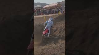 Chase Sextons Crash in 450 Moto Two at Fox Raceway [upl. by Perlie]