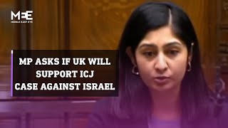 British MP Zarah Sultana calls for accountability and urges expulsion of Israeli ambassador [upl. by Trellas]