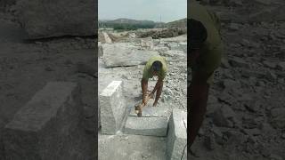 granite stone cutting video viral [upl. by Ytirev]