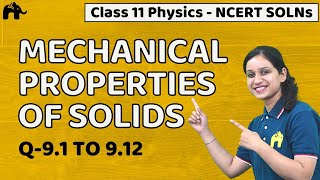 Mechanical Properties of Solids Class 11 Physics  Chapter 9 Ncert Solutions Questions 112 [upl. by Nordna787]