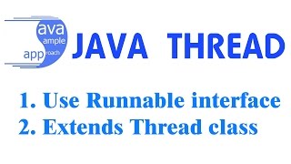 How to create a Java Thread [upl. by Tenay]