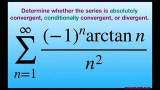 Absolute and conditional convergence KristaKingMath [upl. by Rolyat]