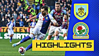 Burnley VS Black Burn  Highlights  England Championship  31 August 2024 [upl. by Ennywg]