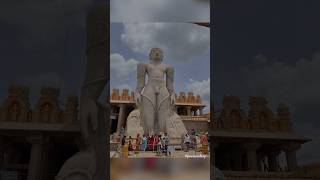 Gomateshwara temple🛕 shravanabelagola Baahubali karnataka tourism roadtrip serenity explore [upl. by Sialac981]