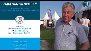 Fontainebleau 2024  Interview Champion des 4 ans EntiersHongres  KARAGANDA SEMILLY [upl. by Lehcer]