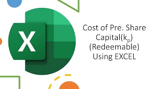 Cost of Redeemable Preference Share kp [upl. by Naimad]