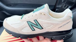 New Balance 990v4 Teddy Santis Macadamia Nut Made in USA Shoes [upl. by O'Callaghan480]