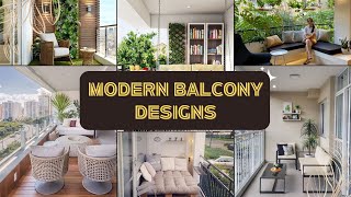 Top 20 Modern Balcony Designs  Balcony Decoration  Latest Balcony Designs 2024 [upl. by Dowzall]