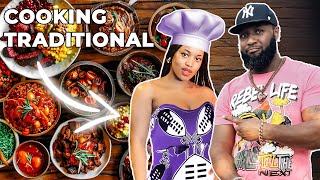 Cape Town Swati Babe talks Traditions Tribe amp Culture While Cooking Traditional Swaziland Dish [upl. by Edmunda]