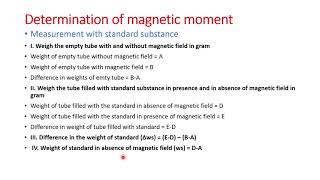 Determination of magnetic susceptibility by Gouys method [upl. by Ahserak990]