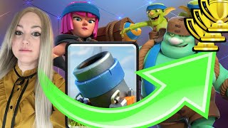 FAST TROPHY PUSHING with 2 OVERPOWERED FIRECRACKER DECKS in 😉CLASH ROYALE [upl. by Groveman]