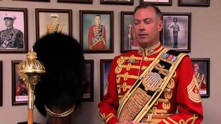 Marine Band Drum Major Master Gunnery Sgt William Browne on Inauguration [upl. by Ok780]