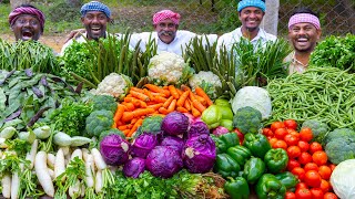 COLORFUL VEGETABLE Soup Recipe  Grand Vegetables Cutting amp Cooking  Healthy Soup Recipe [upl. by Weingartner]