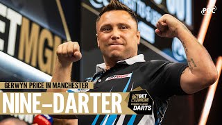 NINEDARTER GERWYN PRICE PINS PERFECTION IN MANCHESTER [upl. by Hendrik880]