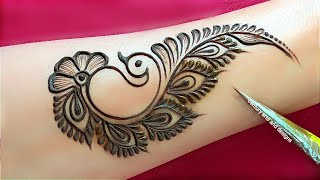 Very beautiful front hand mehndi design  Easy simple mehndi design  mehandi ka design  mehndi [upl. by Gelhar]