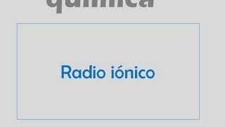 Radio iónico [upl. by Ondrej]