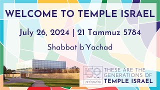 Shabbat bYachad  July 26 2024 [upl. by Talmud]