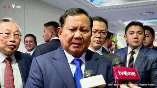 Ket Pers Presiden Prabowo Usai Bertemu dengan Anggota Korporasi USINDOWashington DC 11 Nov 2024 [upl. by Tnahsin]