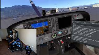 XPlane 11 VR  Airfoillabs Cessna 172 NG Digital  IFR flight from KPSP to KLGB [upl. by Marienthal]