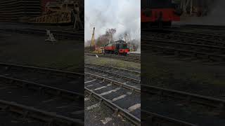 NCB 060ST Steam Loco No 49 At The Tanfield Railway 25th Feb 2024 shorts railway steam [upl. by Analram]