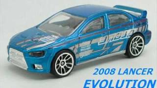 2672 quotLamborghini Reventonquot vs quot2008 Lancer Evolutionquot vs quotXPloderPower Rocketquot Hot Wheelswmv [upl. by Miyasawa38]