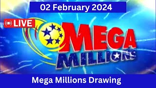 Mega millions drawing live results Friday 02 Feb 2024  mega millions live drawing tonight [upl. by Ynaffyt]