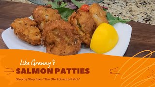 How To Make The Best Salmon Patties Recipe Southern Style [upl. by Nossyla390]