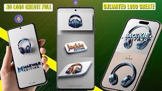 Trending 4k fullscreen logo editing Pixellab  How to Make 3D Logo on Mobile  logo edit alight mo [upl. by Torbert]