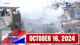 Unang Balita sa Unang Hirit OCTOBER 16 2024 HD [upl. by Nicram]