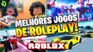 DIVERTIDOS TOP 10 MELHORES JOGOS NOVOS de ROLEPLAY do ROBLOX [upl. by Marrilee799]