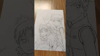 Temari et tenten 🥷 art drawing tenten temari naruto ninja [upl. by Egor]