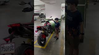 Ducati Hypermotard 950 RVE with SC Project S1 Slipon Sound ducati Hypermotard [upl. by Moule]