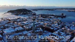 Kvadraturen 🌅 Soloppgang 🌅 Sunrise Kristiansand Vinter Norge Norway4k [upl. by Leola232]