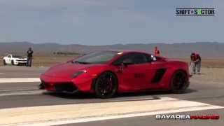 Twin Turbo Gallardo LP5704 Loses Control [upl. by Adnorhs]