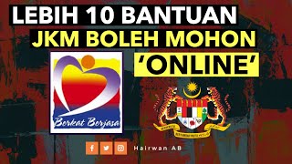 LEBIH 10 BANTUAN JKM BOLEH MOHON ONLINE [upl. by Ursa]