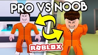 PRO VS NOOB in JAILBREAK  Roblox Jail break wNubNeb [upl. by Remos]