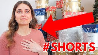 GIVING MY WIFE 100 Christmas Gifts PRANK SHE CRIED shorts [upl. by Kirk]