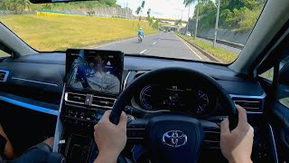 Driving POV TOYOTA INNOVA ZENIX V 20 CVT HYBRID Modellista  Test Drive Akselerasi Tanjakan amp Fitur [upl. by Lissak]