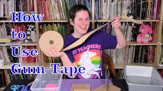 How to Use Gum Tape  Creativity Time with Julia Major [upl. by Duile]